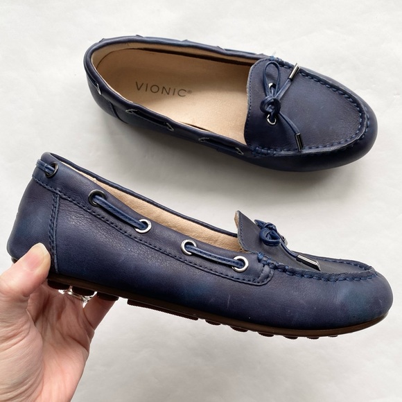 vionic virginia leather moccasin